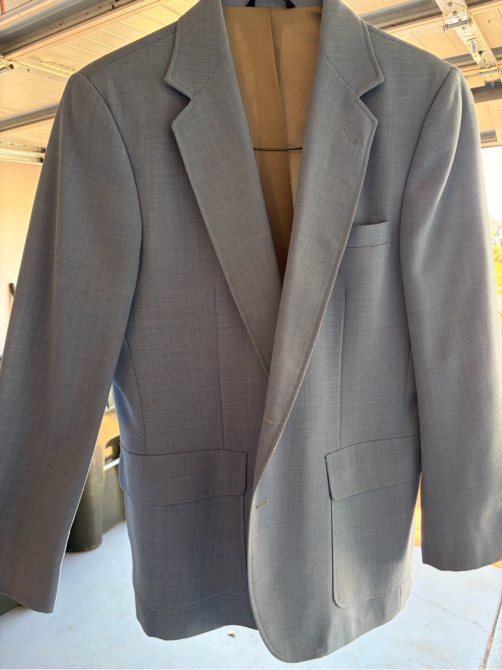 Men’s Light Blue Blazer – Classic Tailored Fit, Versatile Dress Jacket